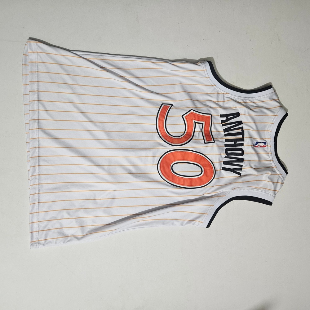 Nike Orlando Magic Cole Anthony 50 City Edition Jersey White Orange Mens 52 XL - Picture 6 of 7